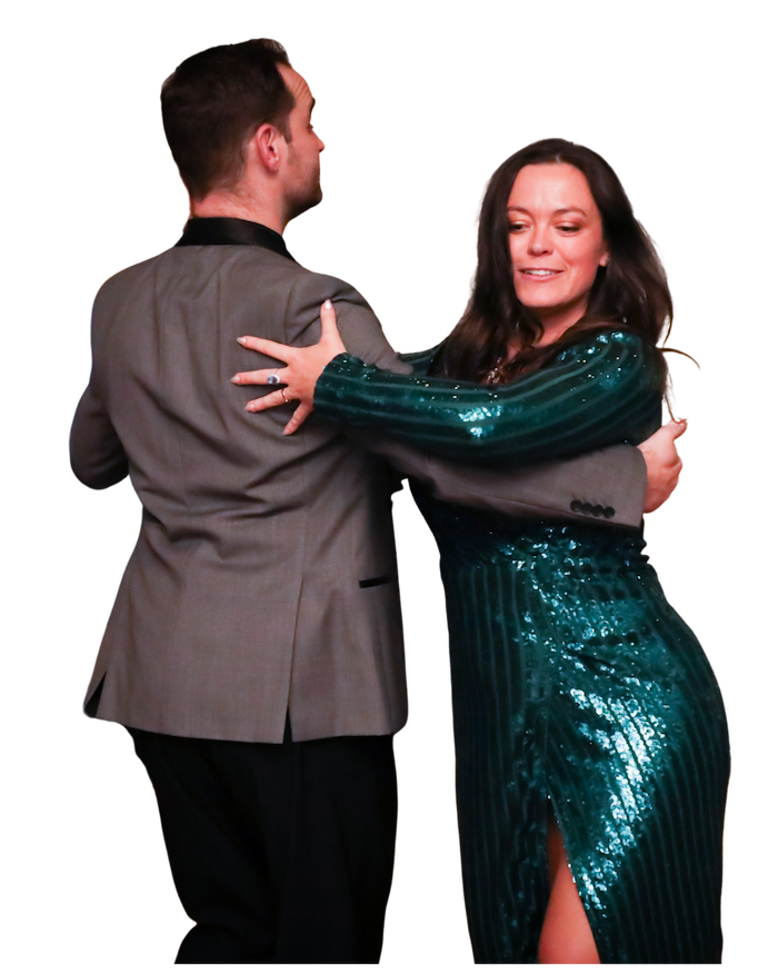 Young couple dancing